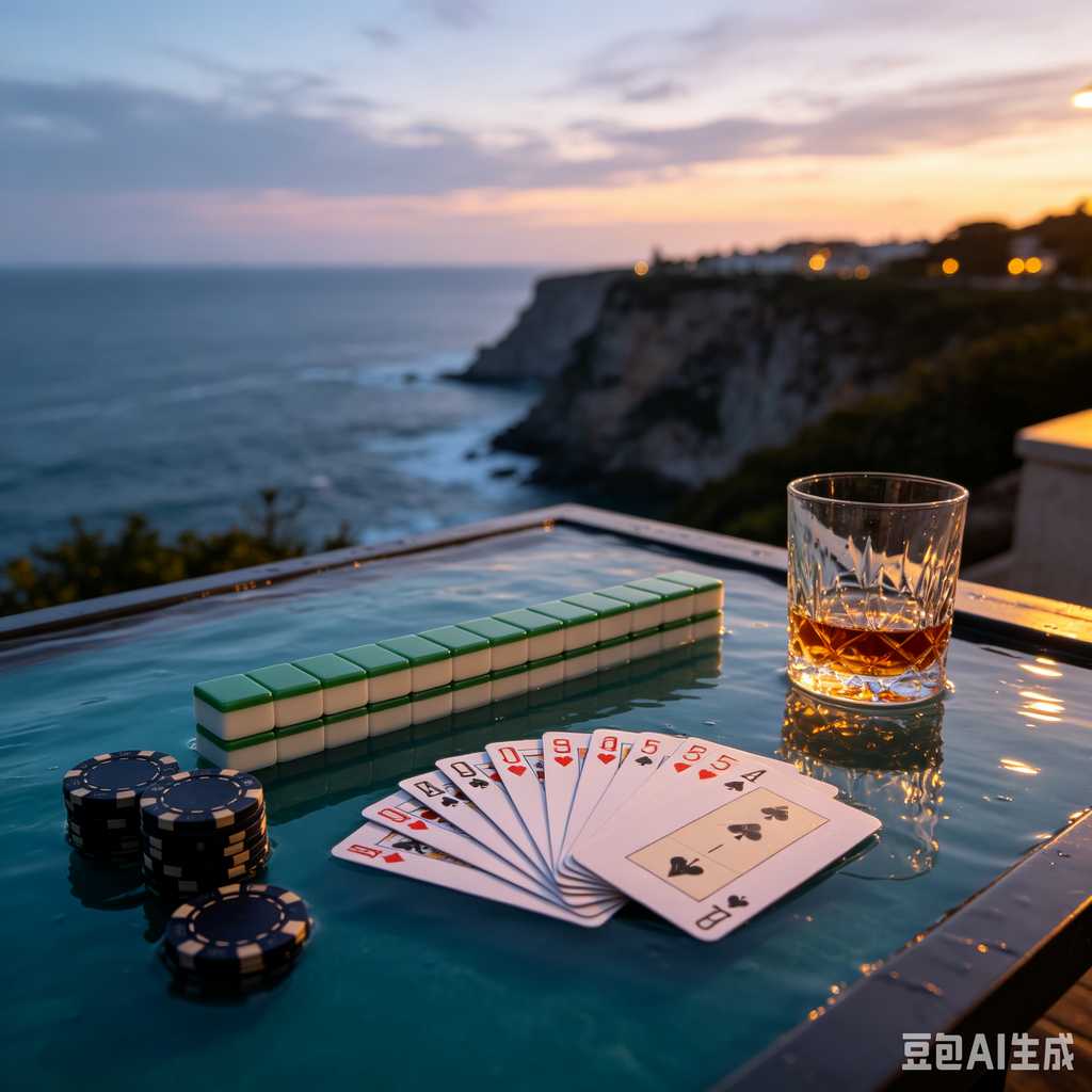 carved pattern mahjong set